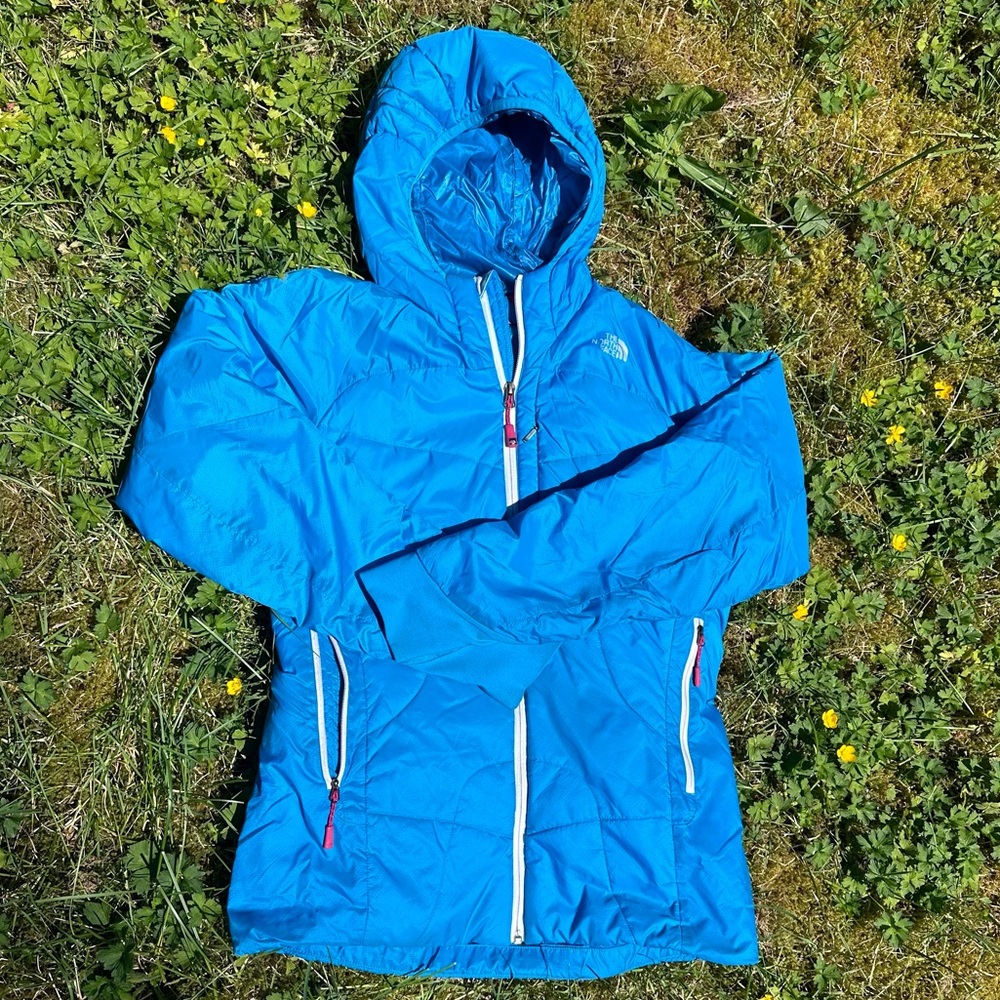 The North Face Blue Puffy Jacket